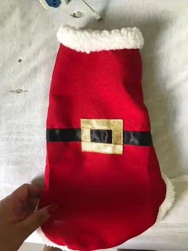 Roupa Fantasia de Natal Papai Noel para Pets | Para Porte pequeno, médio e grande