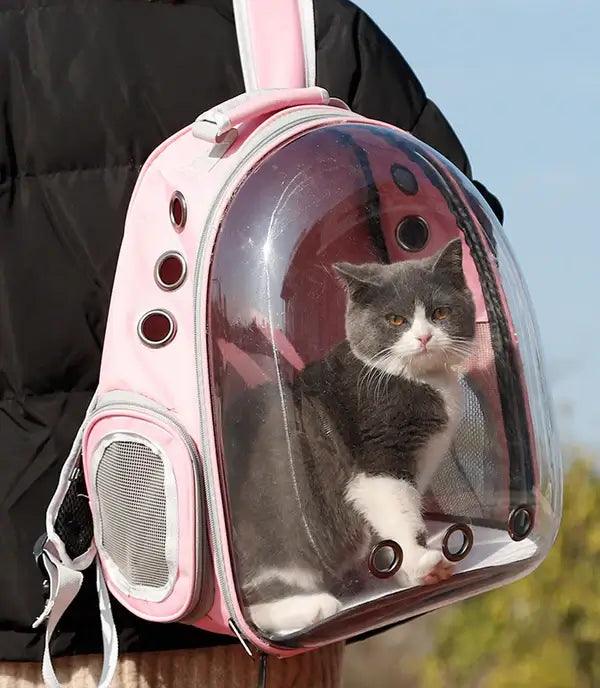 Mochila Panorâmica para Transporte de Pets – Conforto e Segurança para Cães e Gatos