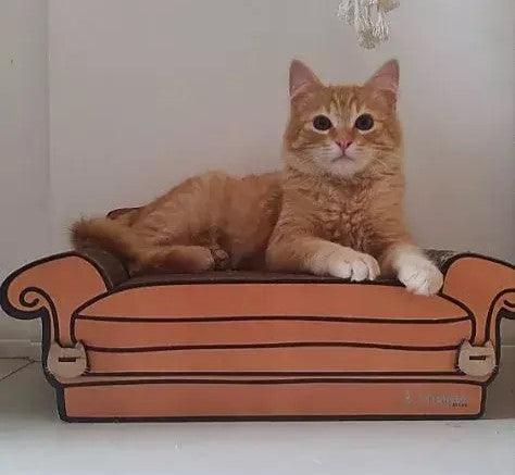 Sofá Cama Poltrona Arranhador para Gatos