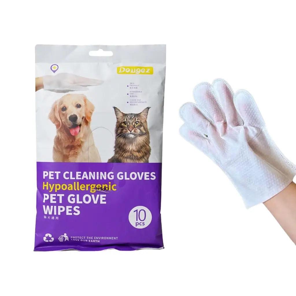 Luvas Descartáveis para Higienização de Pets – Banho a Seco para Cães e Gatos