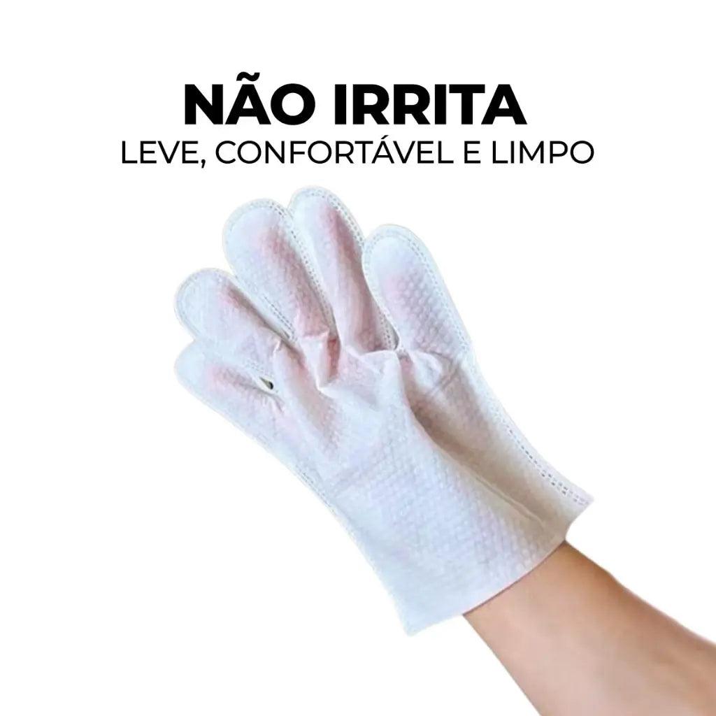 Luvas Descartáveis para Higienização de Pets – Banho a Seco para Cães e Gatos