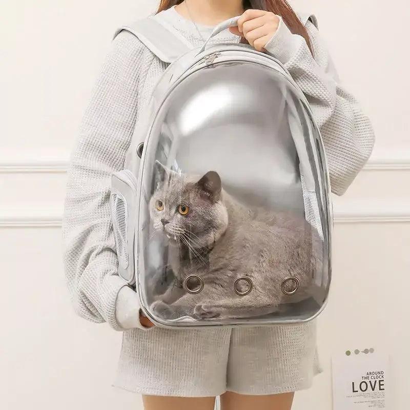 Mochila Panorâmica para Transporte de Pets – Conforto e Segurança para Cães e Gatos