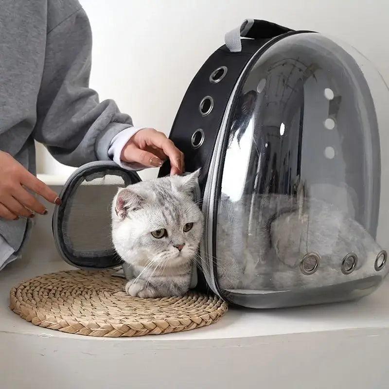 Mochila Panorâmica para Transporte de Pets – Conforto e Segurança para Cães e Gatos