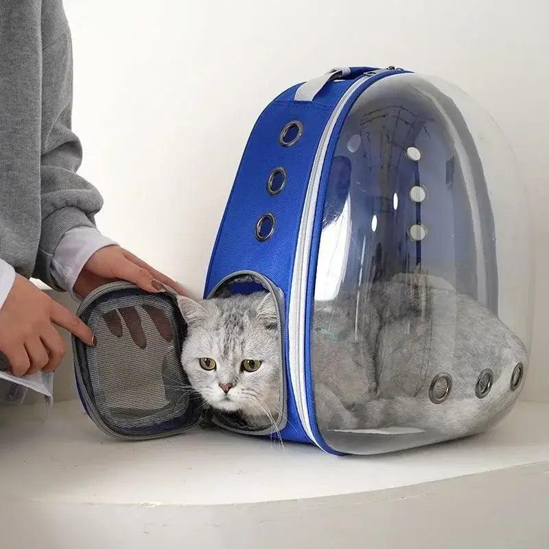 Mochila Panorâmica para Transporte de Pets – Conforto e Segurança para Cães e Gatos